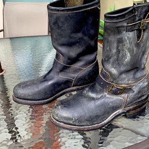 Ralph Lauren RRL vintage engineer boots.